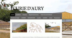 Desktop Screenshot of ecuriedaury.com